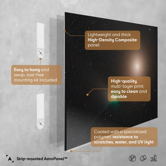 Lionel Majzik: Comet C2023 E3 and Mars Poster