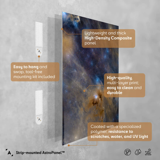 Chris Willocks: The Chamaeleon I Molecular Cloud Poster