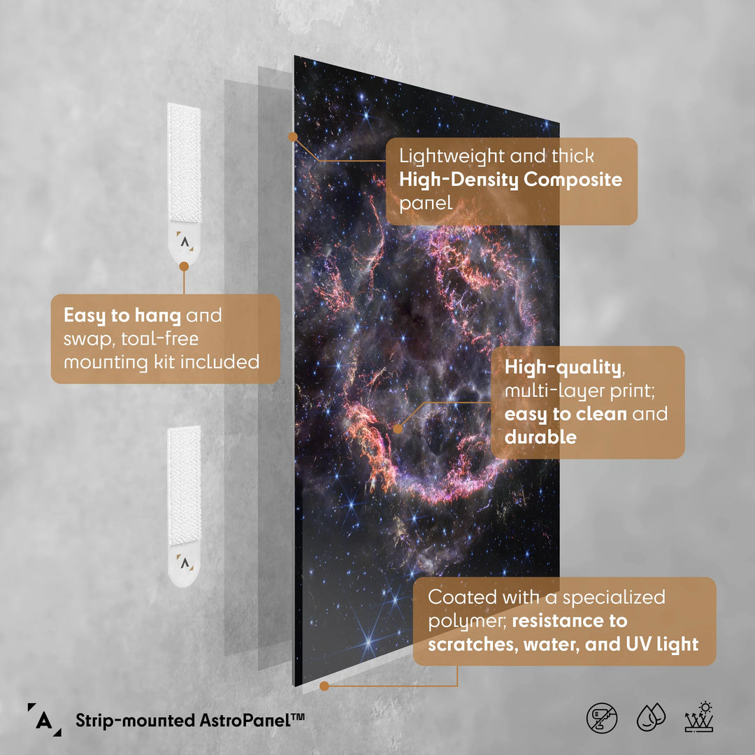 JWST: Cassiopeia A (NiRCam Image) Poster