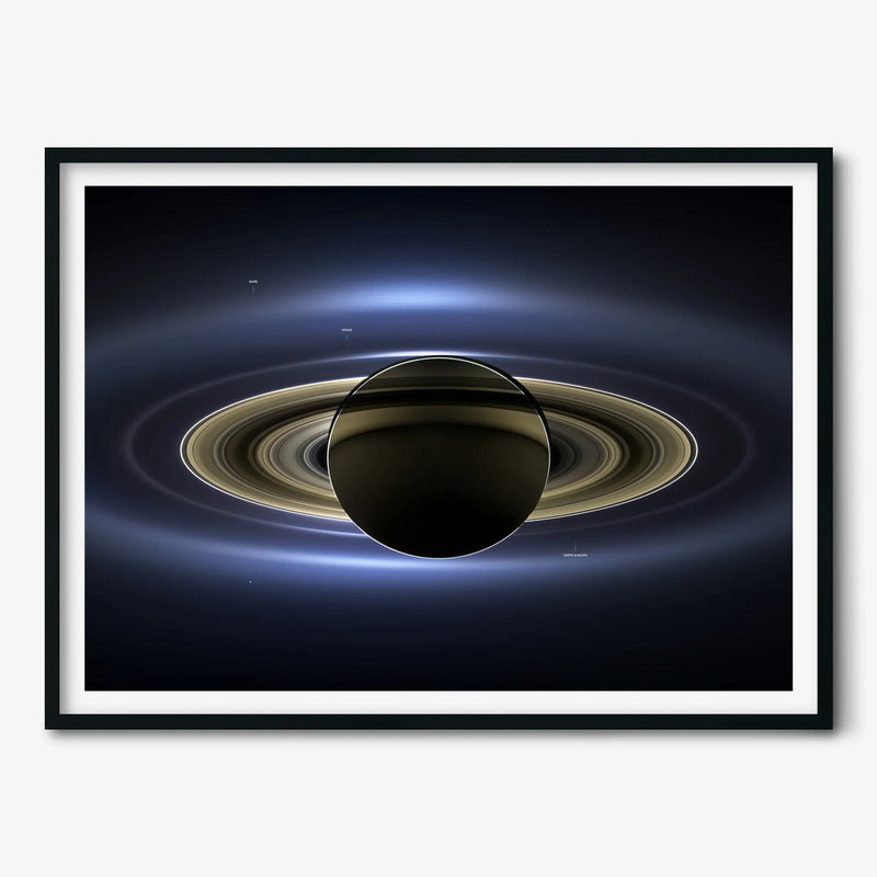 Cassini’s Pale Blue Dot Poster