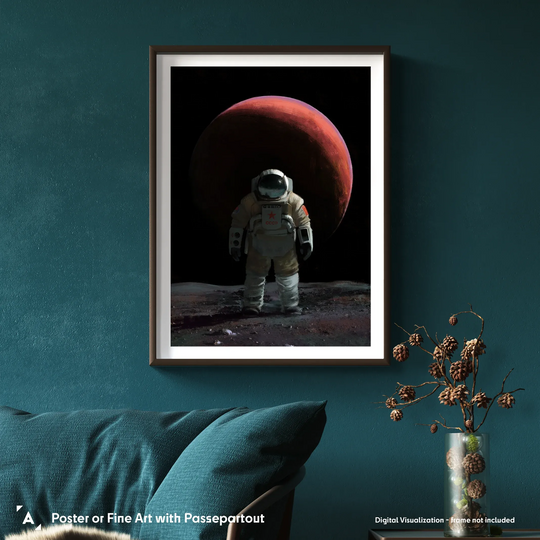 Cosmonaut on Phobos