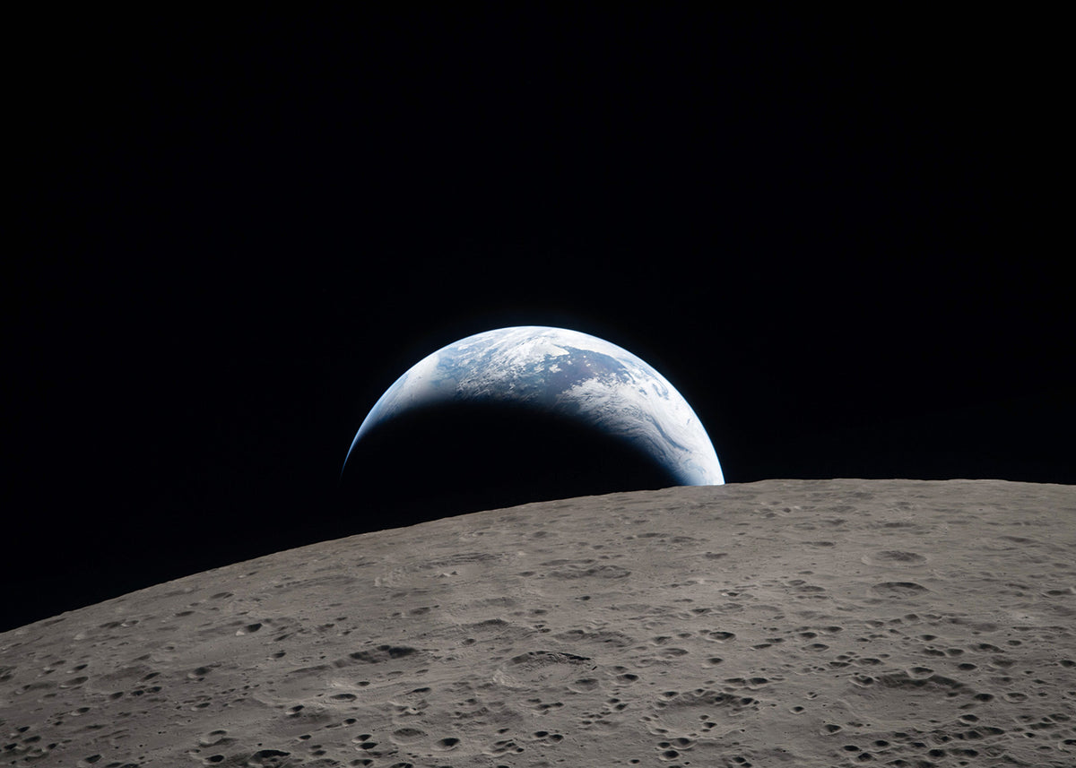 Earthset photographed during Artemis II