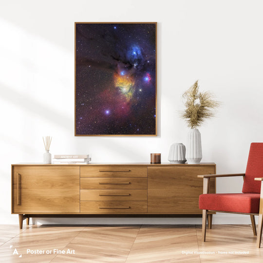 Gerald Rhemann: Nebula and Star Clusters around Rho Ophiuchi Poster