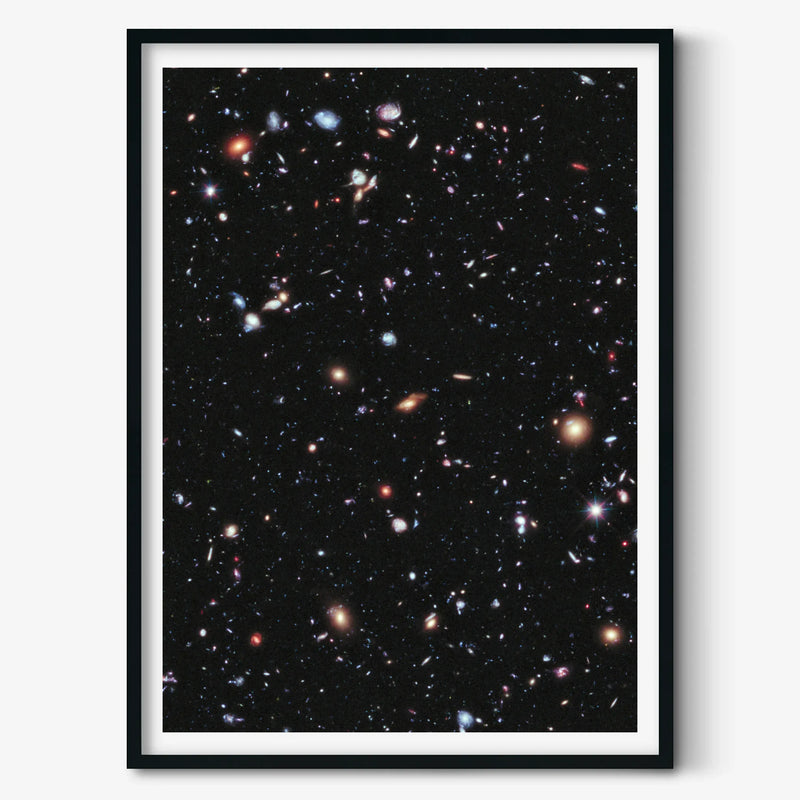Hubble: eXtreme Deep Field (XDF) Poster (Remastered Version)