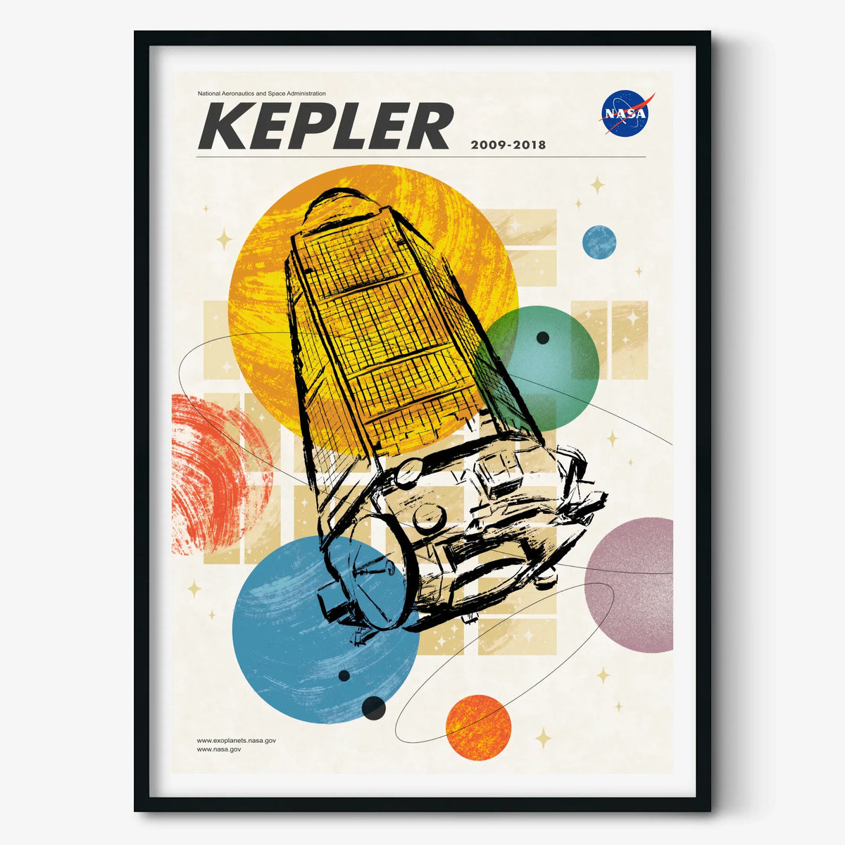 Kepler Space Telescope | Poster, Fine Art & AstroPanel™ – Astrography