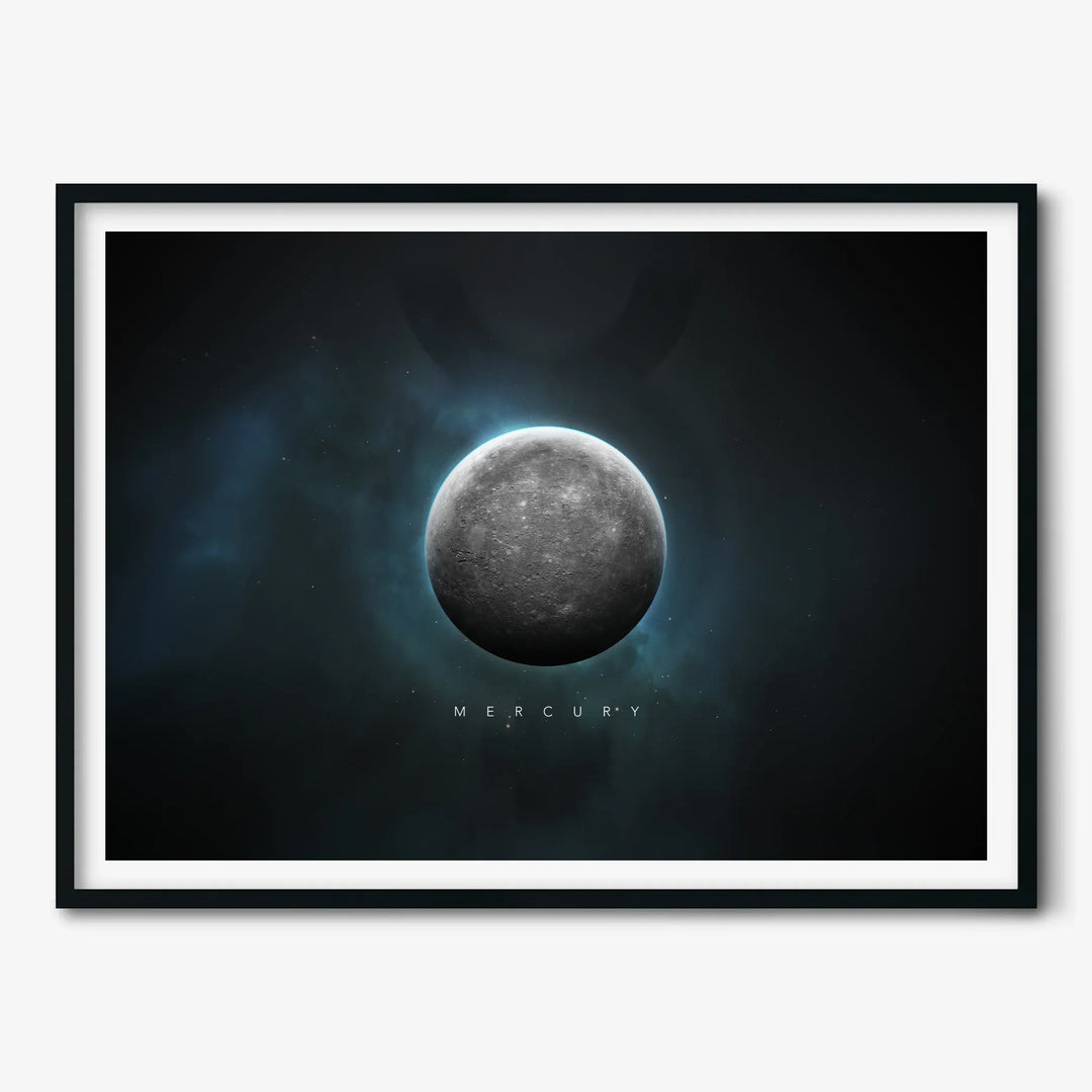 A Portrait of the Solar System: Mercury Poster