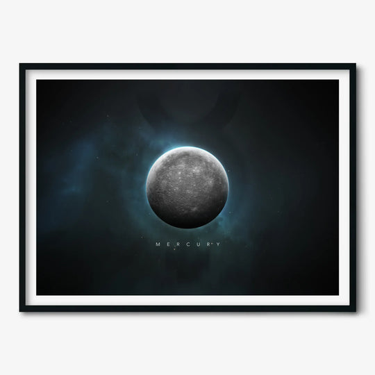 A Portrait of the Solar System: Mercury Poster