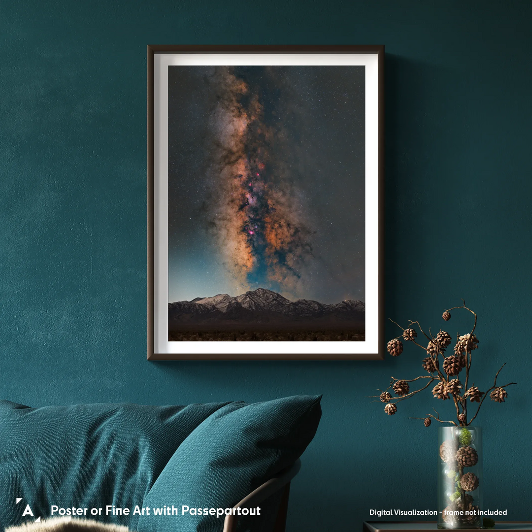 Milky Way and Mount Charleston