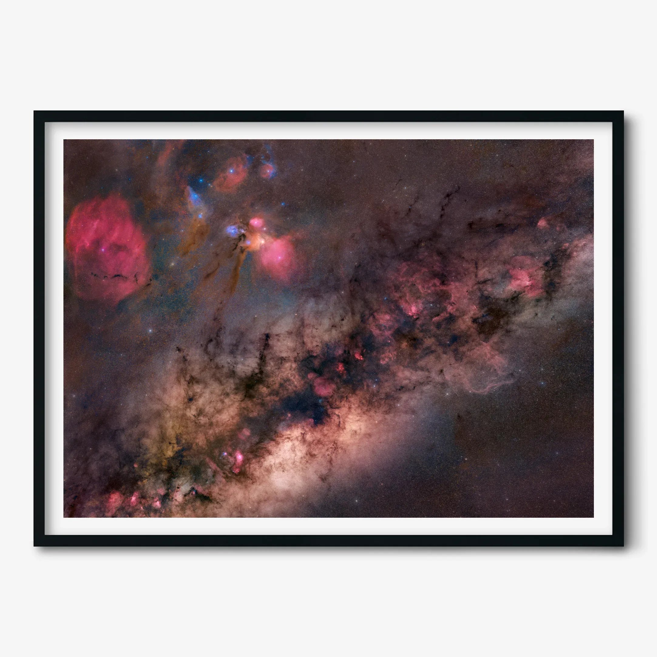 Milky Way Core to Rho Ophiuchi by Stefan Lenz Poster – Astrography