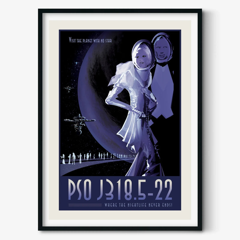 Night Life: NASA Visions of the Future Poster
