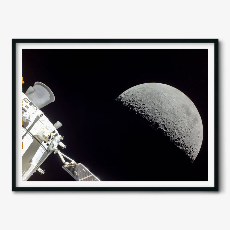 NASA Poster: Orion Gazes at Moon Before Return to Earth