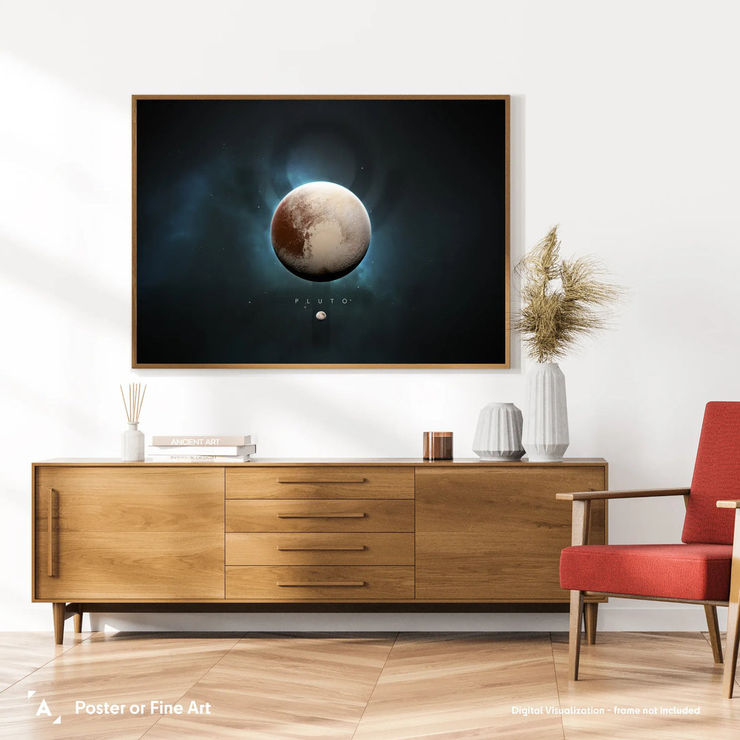A Portrait of the Solar System: Pluto Poster