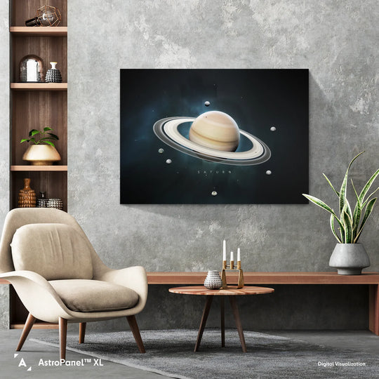 A Portrait of the Solar System: Saturn Poster