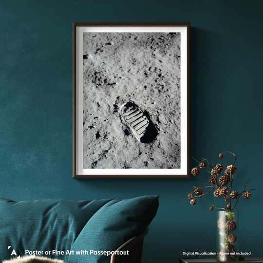 Apollo 11 Mission: Small Step (NASA Poster)