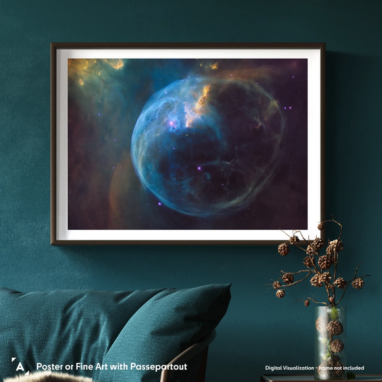 The Bubble Nebula (NGC 7635) Poster