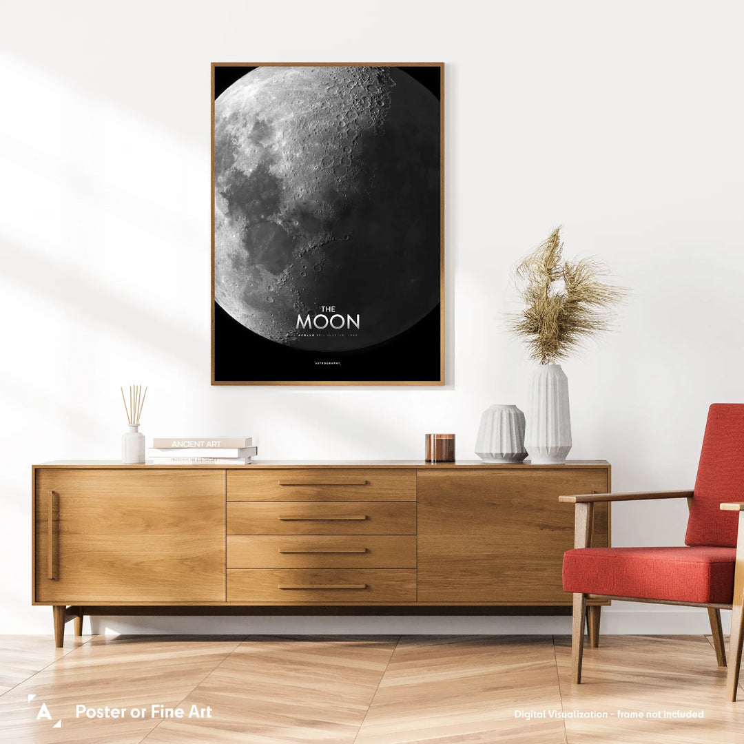Cloudy Moon - Poster for all rooms