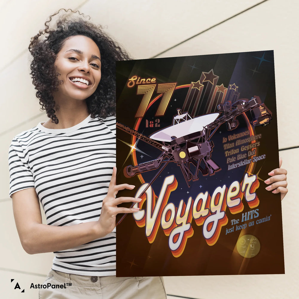 Voyager Spacecrafts Poster