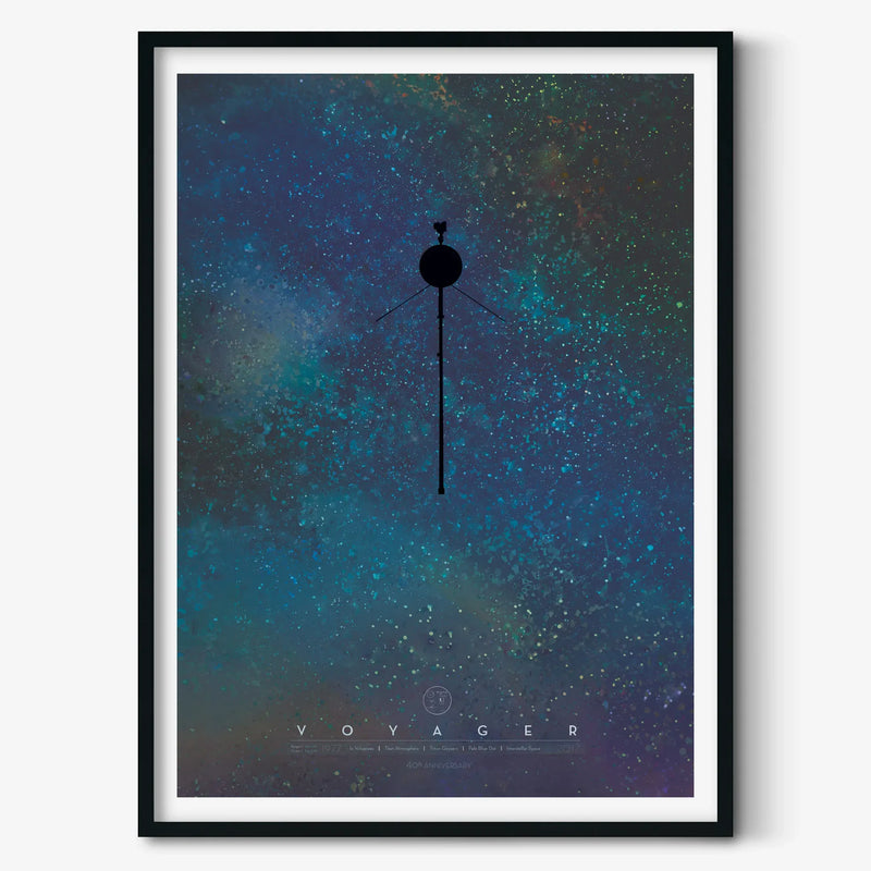 Voyager Spacecrafts Poster (40th Anniversary)