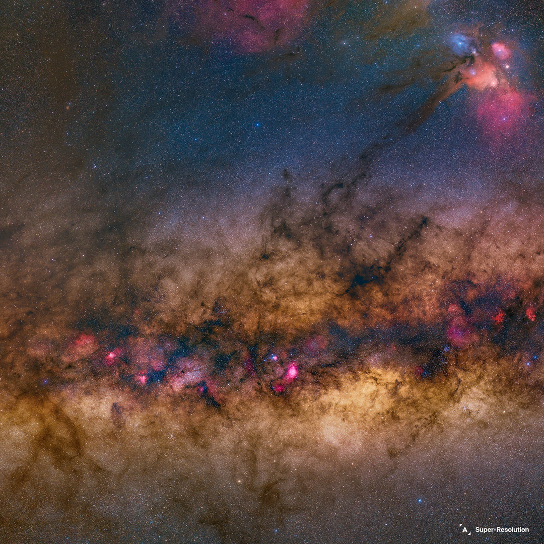 Enhanced Milky Way - Ultrawide Panorama – Astrography