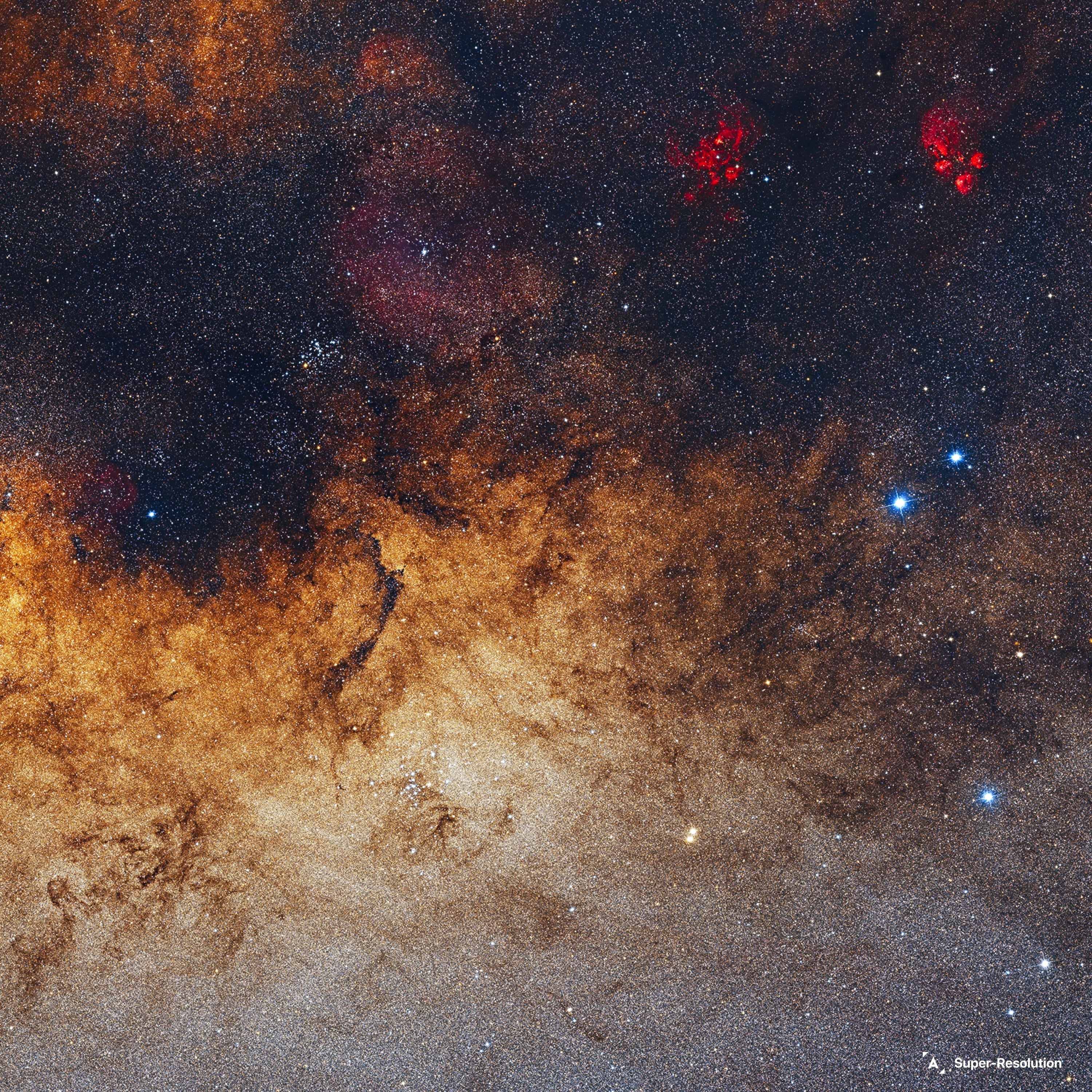 Galactic Center of Milky Way - Gigapixel Panorama