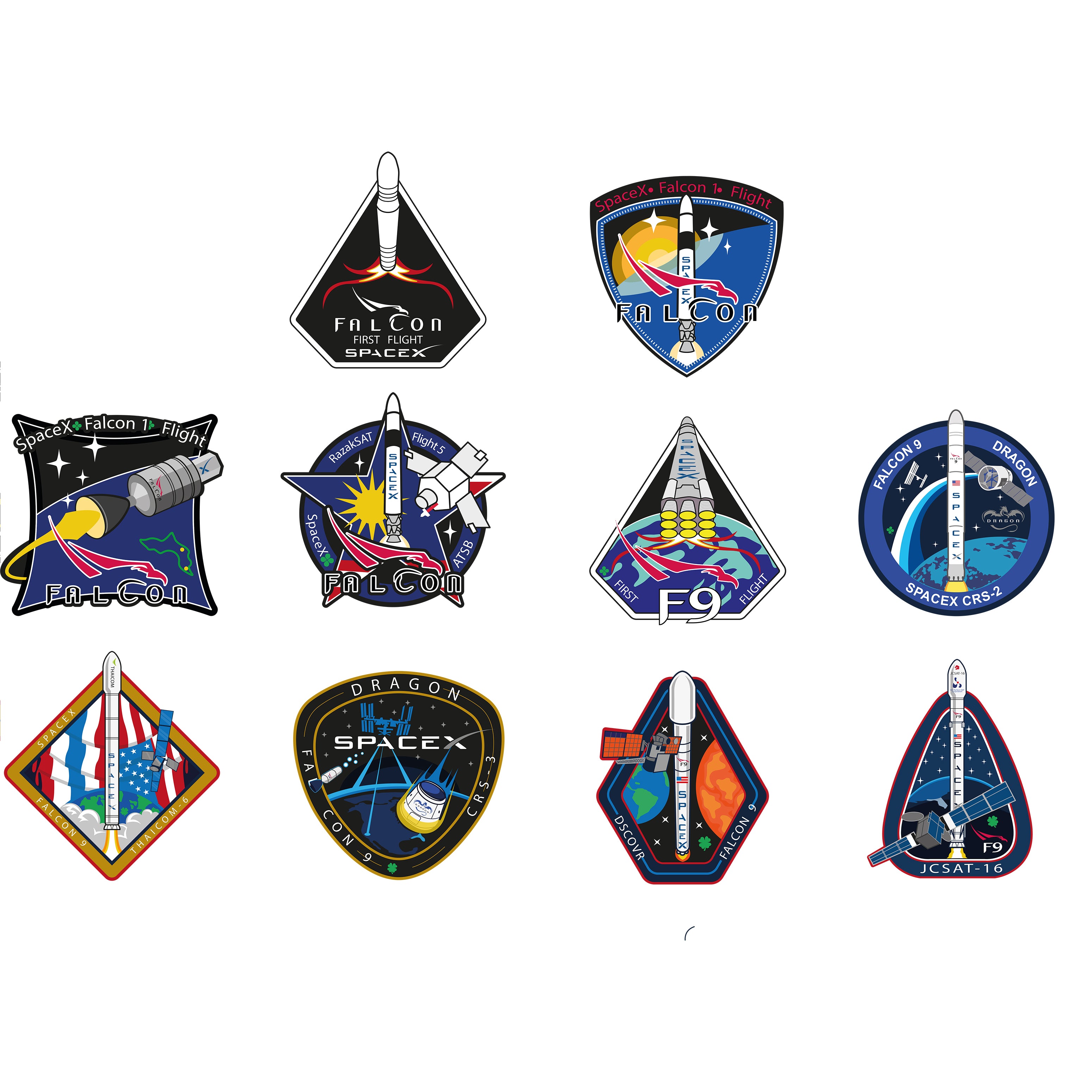 Spacex Dragon Logo Wallpaper