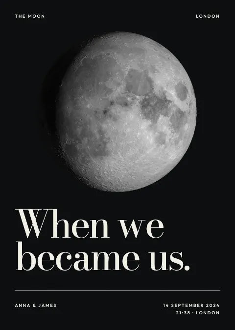 Nocturne — example moon print