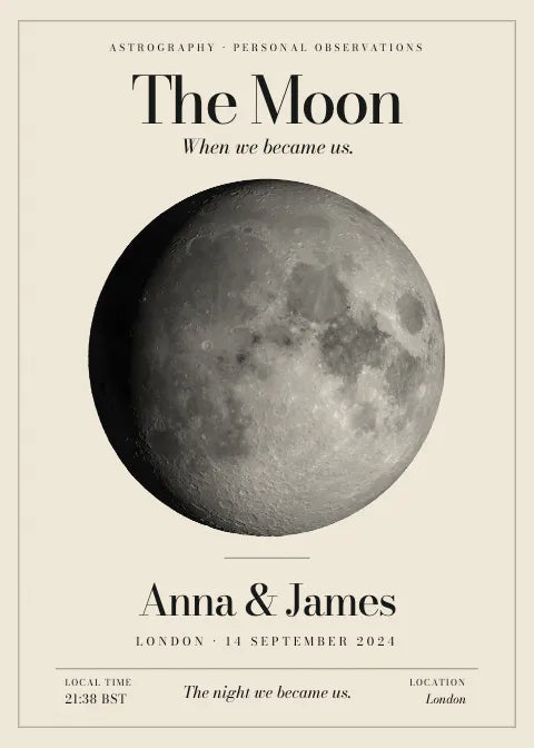 Observatory — example moon print